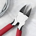 thumbnail image 3 of Precision Wire Cutter, Chromium Vanadium Stainless Steel Diagonal Cutting Pliers, Micro Flush Cut Side Cutters with Ultra Sharp Edge for Crafts, Floral Wire, Electrical Wire, 3 of 5
