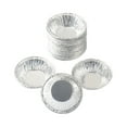 thumbnail image 4 of 500 Pcs Moules Jetables en Papier D\'aluminium pour Muffins Cupcakes Moules Ronds pour Tartelettes aux Oeufs Outil de Pâtisserie, 4 of 9