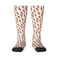 thumbnail image 1 of Fotbe Carrot Calcetas Divertidas Estampadas para Hombre y Mujer, Calcetas de Algodón hasta la Rodilla para Caminar, Correr, Enfermería y Embarazo, 1 of 6