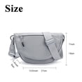thumbnail image 3 of Crescent Bag for Women Men Small Sling Crossbody Bag with Half Moon Shape Nylon Shoulder Bag With Adjustable Strap Lightweight & Foldable, 3 of 3