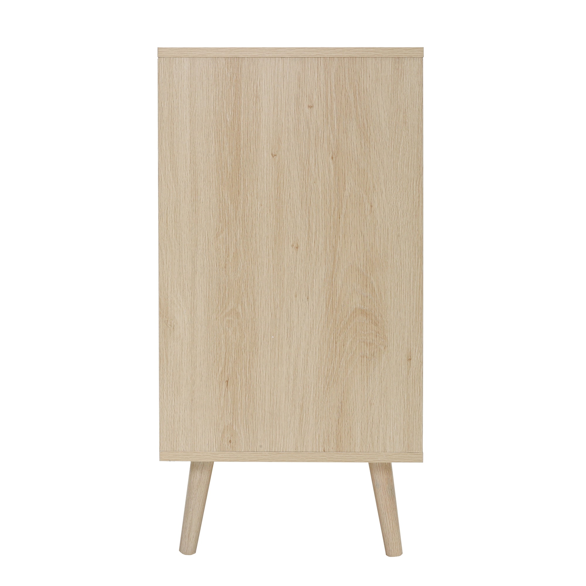 Kadyn 3 Drawer Cabinet, Chest of Drawers for Bedroom, Nightstand with Wood Feet, Natural Kadyn 3 Drawer Cabinet, Chest of Drawers for Bedroom, Nightstand with Wood Feet, Natural