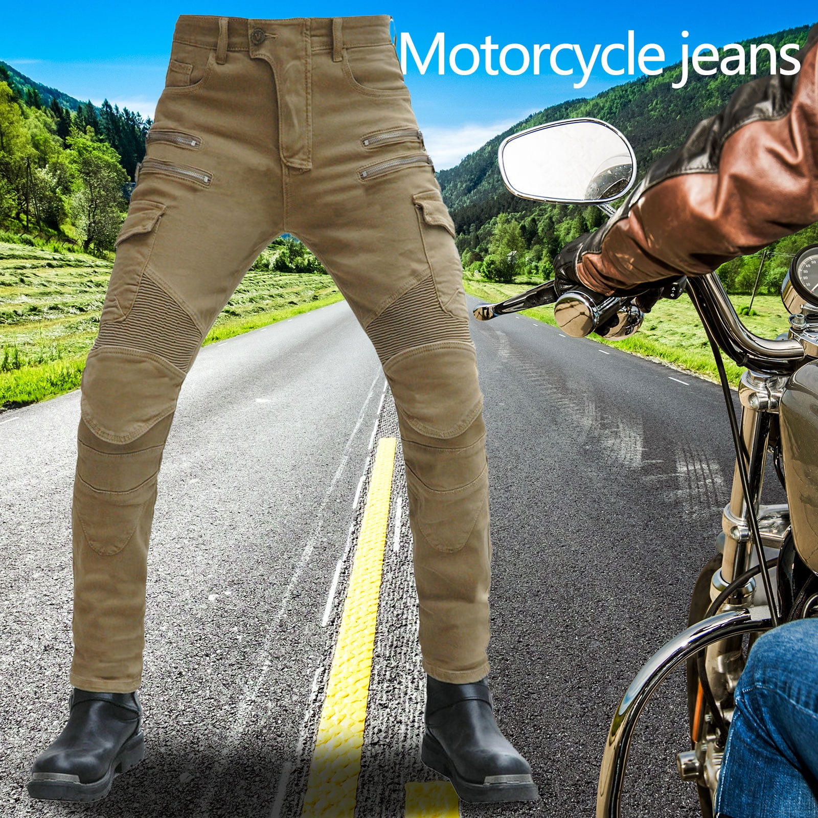 motorcycle khaki riding pants