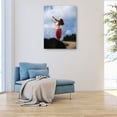 thumbnail image 2 of Cuadro Decorativo - Baile de hula de cielos felices Jr  Impresión en canvas, estrechado., 2 of 2
