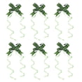 thumbnail image 1 of Unique Bargains 2 Inch Pull Bows Present Wrapping String Bows Ribbon Decorative Bow Tie Green 40 Pack, 1 of 6