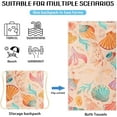 thumbnail image 4 of 2-in-1 Foldable Beach Towel Backpack – Printed Bath Towel with Built-in Storage, Convertible Beach Mat & Carry Bag, Absorbent for Pool, Camping, Yoga and Travel, 4 of 6