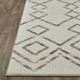 thumbnail image 6 of Loomaknoti Taytum Rocey 3' x 5' Ivory Geometric Indoor Accent Rug, 6 of 9