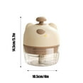thumbnail image 4 of TIELUTT Garlic Mincer and Crusher with Ergonomic Soft Grip Handle For Effortless Garlic Preparation Retro Garlic with Handle Grate Plate Garlic Grater Toothpicks round Top Rocking Garlic Crusher, 4 of 7