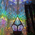 thumbnail image 4 of Bohemian Mosaic Starry Sky Floor Projections Lamp Table Bedside Light, 4 of 7