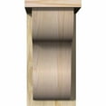 thumbnail image 2 of 8"W x 12"D x 16"H Carmel Rough Sawn Corbel w/Backplate, Douglas Fir, 2 of 9