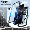 thumbnail image 2 of JETech Case for iPhone 17 Pro 6.3-Inch with Built-in Tempered Glass Screen Protector and Camera Control Button, Compatible with MagSafe (Black), 2 of 6