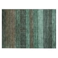 thumbnail image 2 of Addison Rugs Chantille Indoor/Outdoor Transitional Stripes Teal Washable Rectangle Rug, 1'8" x 2'6", 2 of 6