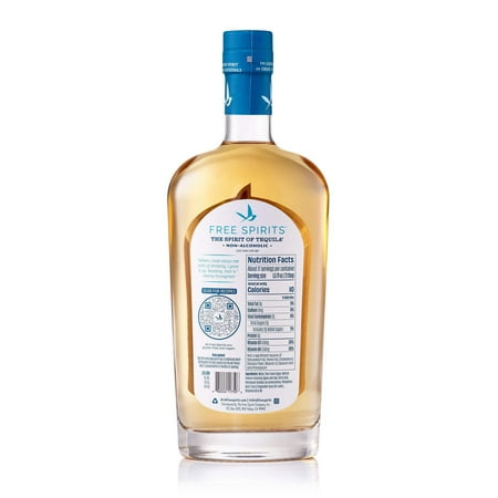 Free Spirits | The Spirit of Tequila | Gold Medal Winning Non-Alcoholic Spirit for Cocktails | 750ml