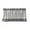 Black, variant on Blue and White Buffalo Check Plaid Window Valances Floral Lace Semi Sheer Kitchen Curtain Farmhouse Gingham Curtains Rod Pocket Valances for Living Room, 42"x18"