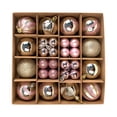 thumbnail image 2 of Fiudx Juego de Adornos Navideños, Bolas Decorativas Irrompibles, Diseño de Plástico Ligero, Perfecto para Árboles, Coronas y Guirnaldas, Bodas y Fiestas Navideñas, 44 Piezas, 24 X 24 X 6 Cm, 2 of 2