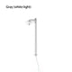 thumbnail image 5 of Billuyoard 1:87, lámpara de calle de de arena, modelo de lámpara, altura ajustable, bombilla de luz de poste en miniatura, manualidades DIY Artesanía Luz gris/blanca, 5 of 6