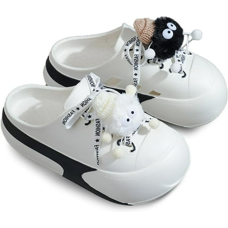 Cute Shoes Kawaii Slippers for Women Girl Anime Cartoon Slides Non-Slip Cloud Slides Indoor Outdoor Garden Shoes Sandals