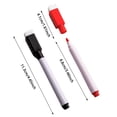 thumbnail image 2 of WIFKLSIIPG 8PCS 24 PCS Colored Suit Black Suit Fine Headed Black Marker Pen with Cap and Eraser for Boards Whiteboards Back to School Season Stationery for The New Term Drawing 3ml, 2 of 5