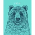 thumbnail image 2 of I Like You Bear Poster Print by Rachel Caldwell, 2 of 2