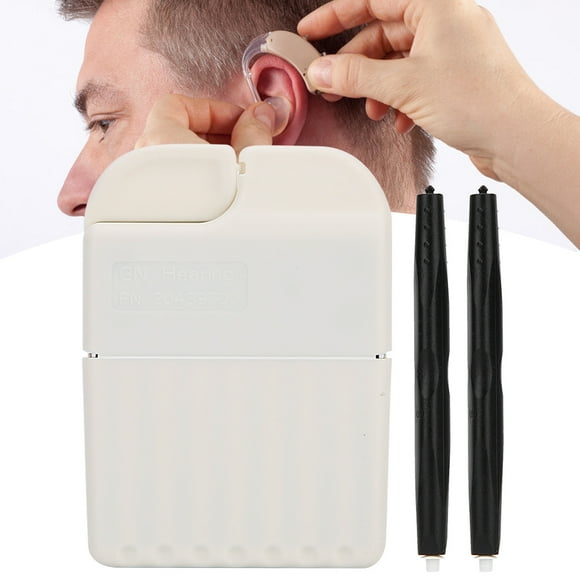 Peahefy Hearing Aid Earwax Filters,Protective Wax Guard,8pcs / box Hearing Aid Protective Wax Guard Earwax Filters Hearing Aids Accessory White