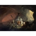 thumbnail image 2 of Anonymous 18x14 Gold Ornate Wood Frame and Double Matted Museum Art Print Titled - Aeneas and the Sibyl (1800), 2 of 4