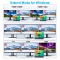 thumbnail image 5 of panningbo 13 in 1 USB C Docking Station Dual HDMI for Dell HP Lenovo Surface, Triple Display Adapter Hub with HDMI VGA USB 3.0 100W PD Ethernet SD TF Audio, 5 of 9