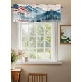thumbnail image 2 of Independence Day Valances for Windows, Rod Pocket Kitchen Valance Curtains - Soft & Washable Small Window Treatment for Living Room,&nbsp;Bathroom, National Flag Day Celebration , 42x12 Inch, 1 Panel, 2 of 9