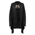 thumbnail image 4 of Sudadera Para Mujer Con Cuello Redondo, Sudaderas Con Capucha de Gran Tamaño, Sudadera Informal de Manga Larga, Suelta, Estampada, Medio Largo, Blusa, Sudaderas Odeerbi  ODB137584, 4 of 5