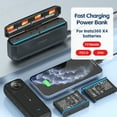 thumbnail image 2 of Camera Battery Fast Charger Hub For Insta360 X4,  2-Channel Quick Battery Charging Storage Station With Type C Cable Action Camera Accessory, 2 of 10