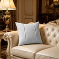 thumbnail image 4 of Fundas de cojín decorativas con diseño de rayas y textura de lino – Fundas de almohada para sofá, cama o sala de estar., 4 of 6