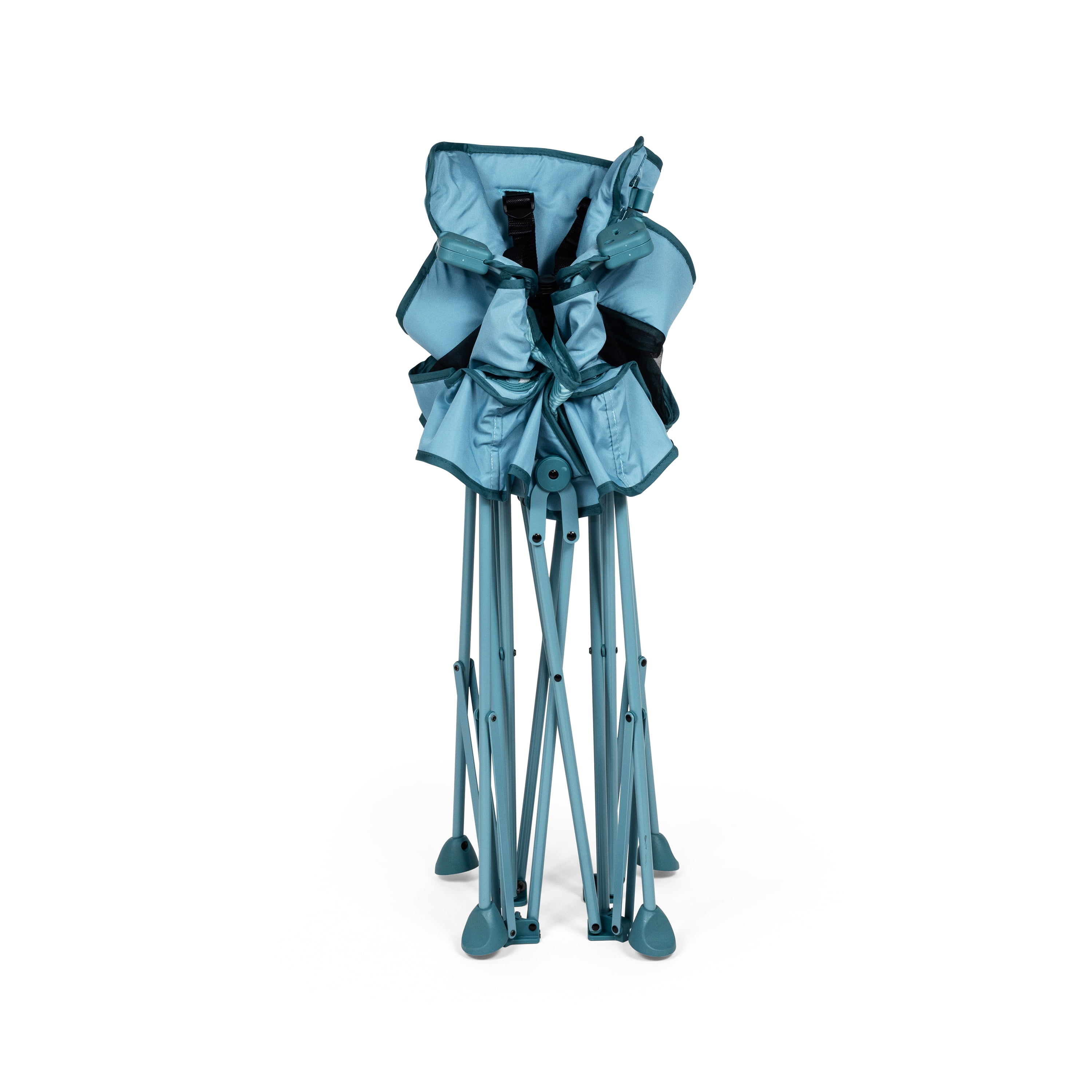 Go With Me Uplift Deluxe Portable High Chair with Canopy - Blue Wave (Unisex)
