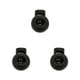 thumbnail image 3 of Guardurnaity 100 piezas Tapón de plástico Cordones Ropa deportiva Bloqueo de cable Agujero doble Clip elástico Palanca para bolsa Negro 1.851.5 Type1 NO1, 3 of 6