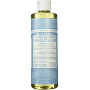 Dr. Bronner's Fair Trade & Organic Castile Liquid Soap 16 oz (Pack of 3)