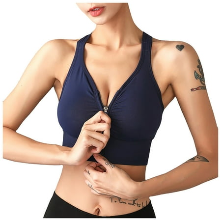

cuitcosohg Workout Bra Women s Sexy Sports Underwear zipper rimless sexy yoga vest underwear Nylon Night Dress for Women Sleepwear