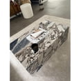 thumbnail image 4 of BETACH Genuine Marble Block Coffee Table - Galaxy Blue Marble, 4 of 5