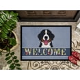thumbnail image 3 of Caroline's Treasures BB1423MAT Bernese Mountain Dog Welcome Door Mat, Indoor Rug or Outdoor Welcome Mat 18x27 Doormat ,, 3 of 4
