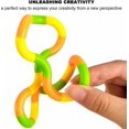 thumbnail image 3 of 5 Pcs Tangle Fidget Toy Twisty Fidget Toy Stress Relief Stim Silent For Kids And Adults, 3 of 5