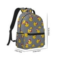 thumbnail image 2 of Salouo Christmas hat duck Print Laptop Backpack 16.5'' Daypack Carry On Backpack for Men Women Outdoor Bag Laptop Sleeve and Dual for Weekender/Business/Hiking-One Size, 2 of 6