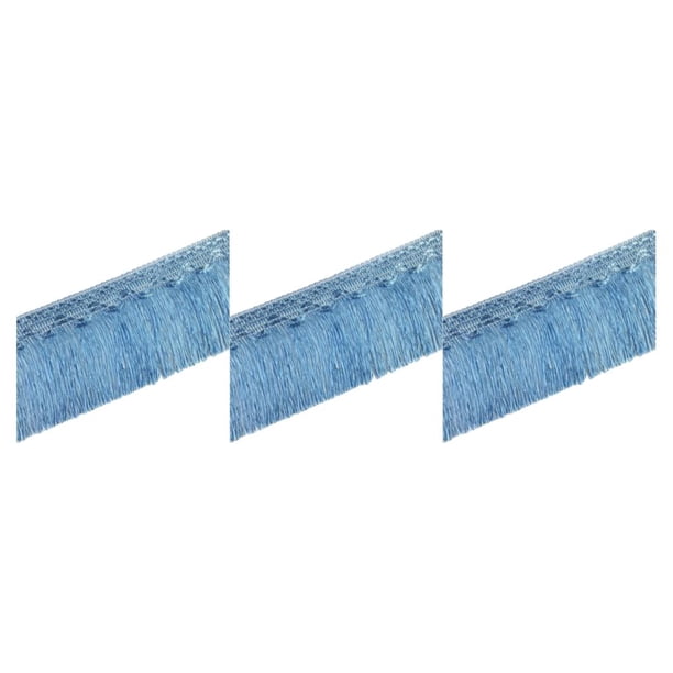 Bearachild Borla de flecos elegante de poliéster para costura y confección Borla de flecos para coser Lake Blue 4 Type1 NO1