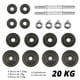 thumbnail image 2 of Set de Mancuernas 20kg Altera Fitness 20KG-PL Mancuernas con peso Variable, 2 of 6