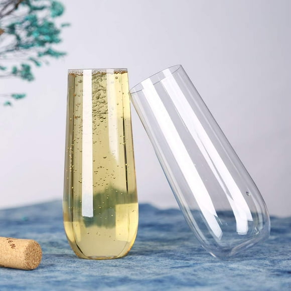 Champagne Cup Plastic Simple Shape Durable Champagne Glasses