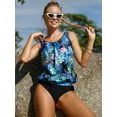thumbnail image 5 of BIKINX Tankini Swimsuits for Women Plus Size Swimwear Tummy Control Two Piece Bathing Suits, 5 of 6