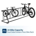 thumbnail image 4 of QinaQin Floor-Standing Bicycle Racks, Freestanding Bicycle Racks, Upright Bicycle Racks, Heavy-Duty Bicycle Racks Suitable for Garages, Streets, and Backyards, 4 of 7