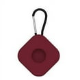 thumbnail image 2 of Tracker Holder Case Anti-lost Silicone Cover Protector with Key Chain Replacement for iOS AirTag  Clear, 2 of 9