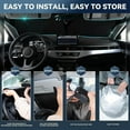 thumbnail image 5 of for Hyundai Santa Fe 2019-2024 Windshield Sun Shade - 4 Layers Car Sunshades for Front Windows Shade Cover Custom Fit Santa Fe Sun Visor 240T Retractable Shade Blocks UV Rays Car Accessories-tss, 5 of 10