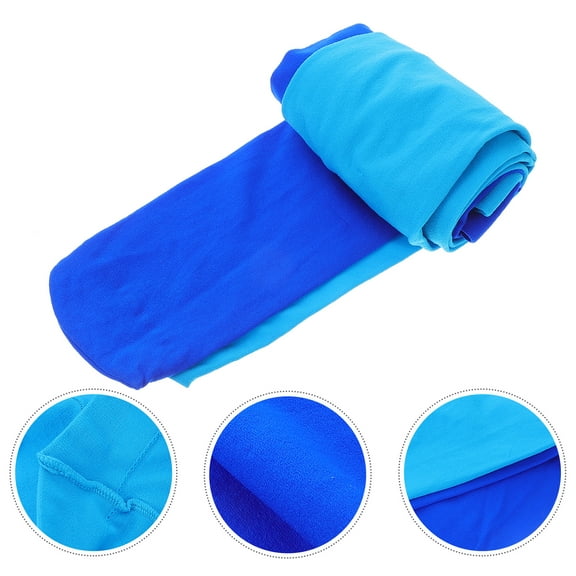 Squalise Lake Blue and Sapphire Full Length Tights Two Toned Tights Costume Legging Tights Free Size Two Colors Ladies Party Legging Stockings