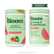Bloom Nutrition Greens & Superfoods Powder, Watermelon, 25 Servings