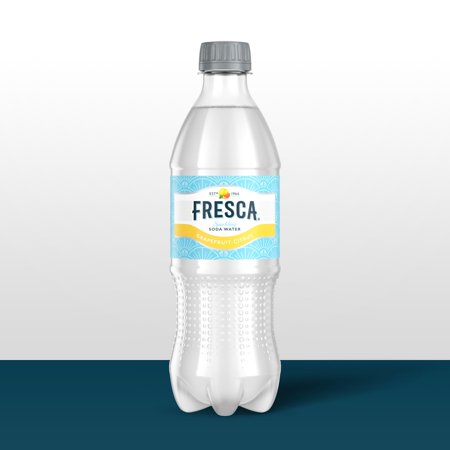 Fresca Grapefruit Citrus Sparkling Soda Water Bottles, 16.9 fl oz