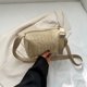 thumbnail image 4 of Bolso vagabundo de moda para mujer para regalo, bolso de paja para mujer con monedero (caqui) Ehuebsd Para Estrenar, 4 of 9
