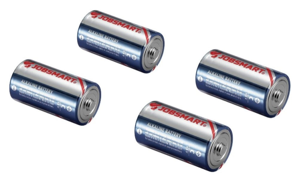 JobSmart LR14 4PK EnvironmentFriendly C Alkaline Batteries 1.5V, Pack of 4