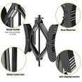 thumbnail image 4 of Lafati Camper Wheel Chock Stabilizer 2 Sets for RV Travel Trailer Heavy Duty X-Shaped RV Stabilizer Wheel Chock Anti-Move Tire Wheel Chock, 4 of 8